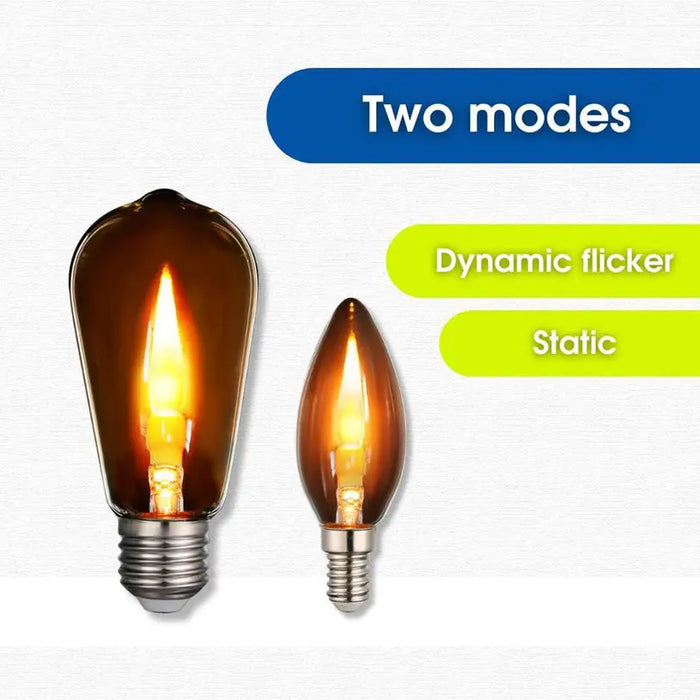 LED BULB E14 0.6W 230V 1800K 20LM FILAMENT VIVALUX GLOW LED - Декоративни крушки<<<Електрически