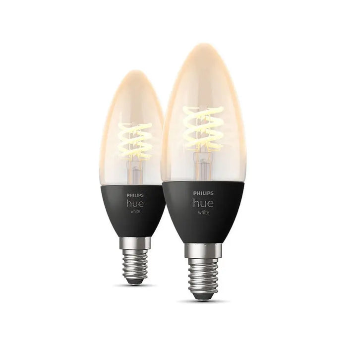 LED BULB E14 4.5W 2700K FILAMENT 2 PCS PHILIPS HUE - Осветление<<<Смарт