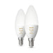 LED BULB E14 5.2W 2 PCS PHILIPS HUE - Осветление<<<Смарт хоум<<<Електроматериали<<<Praktiker&&&Осветление<<<Смарт