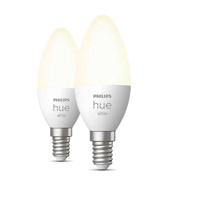 LED BULB E14 5.5W 2700K 2 PCS PHILIPS HUE - Осветление<<<Смарт хоум<<<Електроматериали<<<Praktiker&&&Осветление<<<Смарт