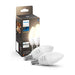 LED BULB E14 5.5W 2700K 2 PCS PHILIPS HUE - Осветление<<<Смарт хоум<<<Електроматериали<<<Praktiker&&&Осветление<<<Смарт