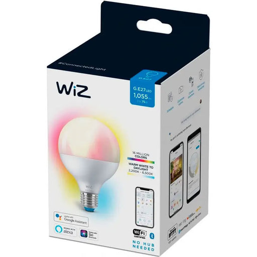LED BULB E27 11W 2200-6500K 1055LM G95 RGB MAT WI-FI WIZ - Осветление<<<Смарт