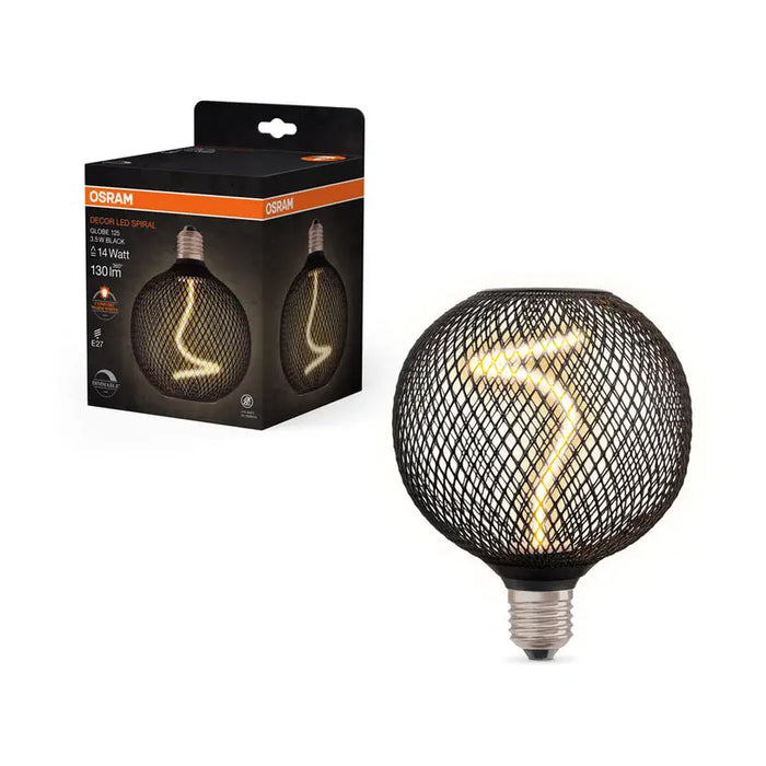 LED BULB E27 3.5W 1800K 130LM FILAMENT BLACK OSRAM - Декоративни крушки<<<Електрически крушки<<<Осветление<<<Praktiker