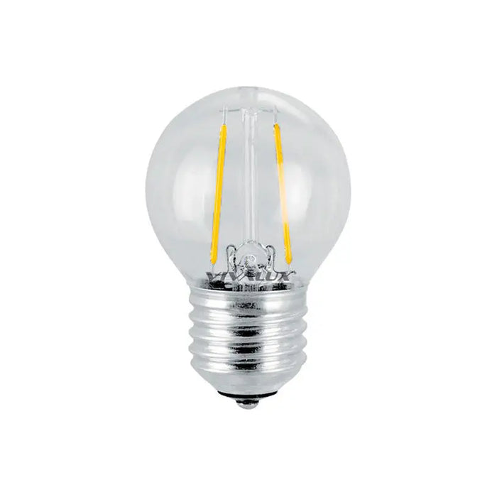 LED BULB E27 4W 470LM 3000K BALL FILAMENT VIVALUX GF45 - Декоративни крушки<<<Електрически