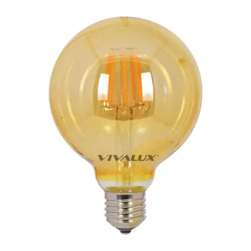 LED BULB E27 6W 590LM 2700K FIL. GFV95 VIVALUX - Декоративни крушки<<<Електрически