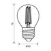 LED BULB E27 7W 230V 3000K 960LM FILAMENT VIVALUX FLICK LED PREMIUM - Декоративни крушки<<<Електрически