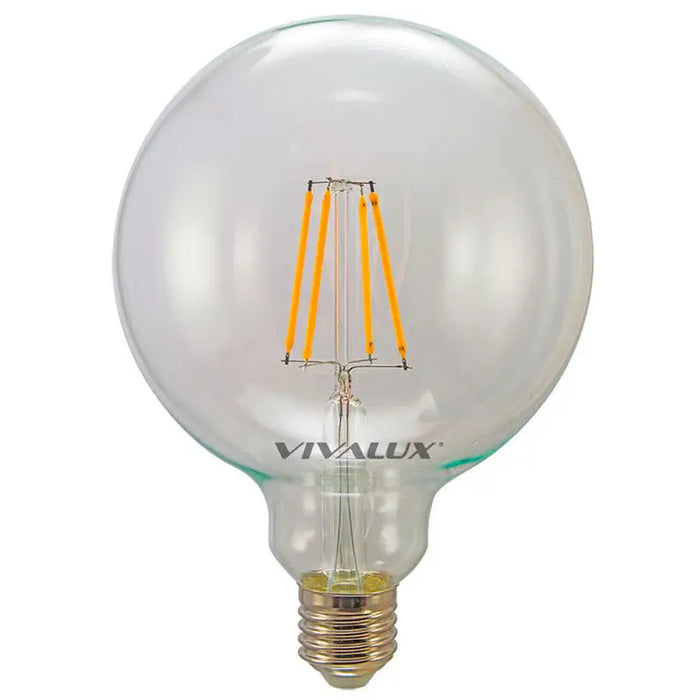 LED BULB E27 8W 806LM 3000K G125 VIVALUX - Декоративни крушки<<<Електрически крушки<<<Осветление<<<Praktiker&&&LED