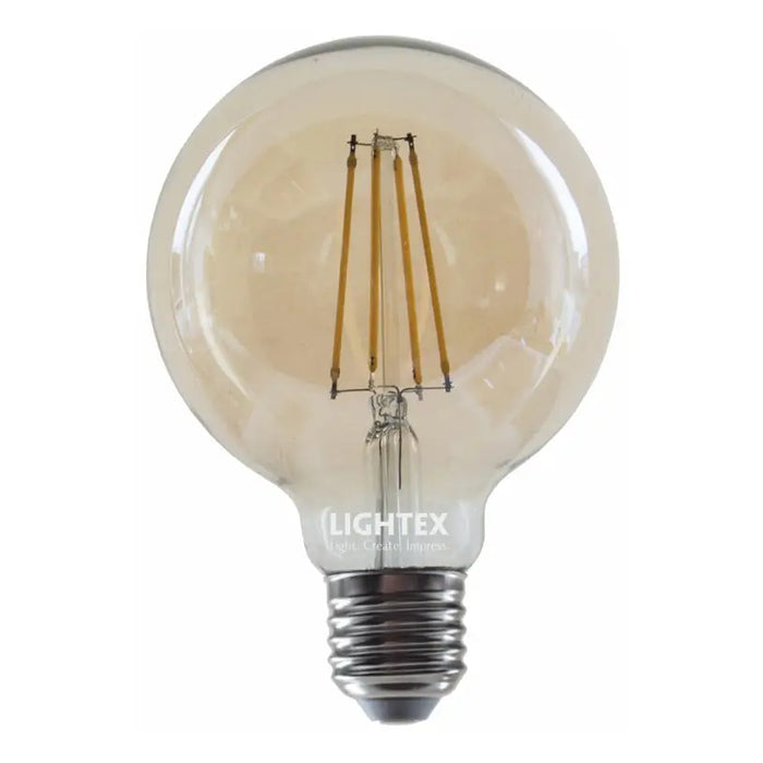 LED BULB FILAMENT E27 8W G95 2700K 1055LM LIGHTEX GOLD - Декоративни крушки<<<Електрически