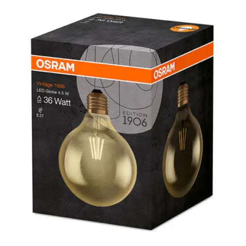 LED BULB G125 OSRAM E27 4.5W VINTAGE - Декоративни крушки<<<Електрически крушки<<<Осветление<<<Praktiker&&&Декоративни