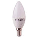 LED BULB V-TAC E14 5.5W 4000K 470LM CANDLE SMN - Led крушки<<<Електрически