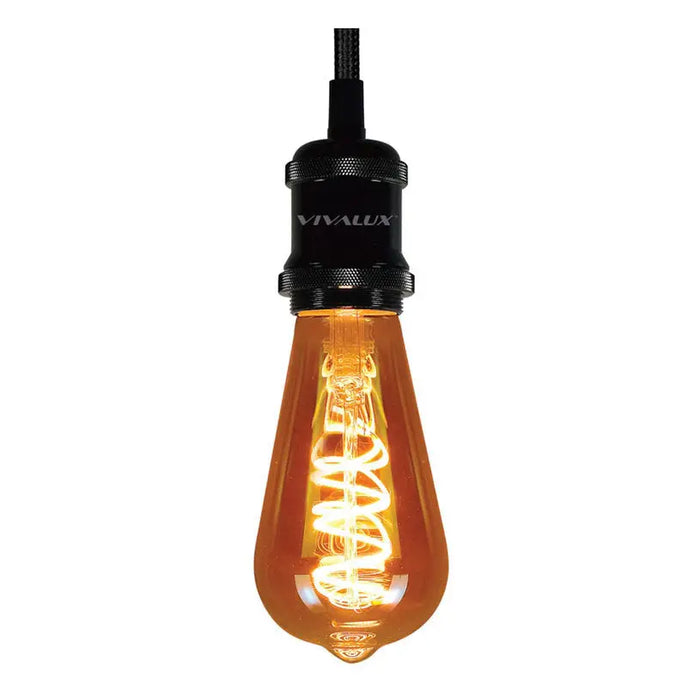 LED BULB VINTAGE E27 4W 2200K 300LM DST64 DIMMABLE VIVALUX - Декоративни крушки<<<Електрически