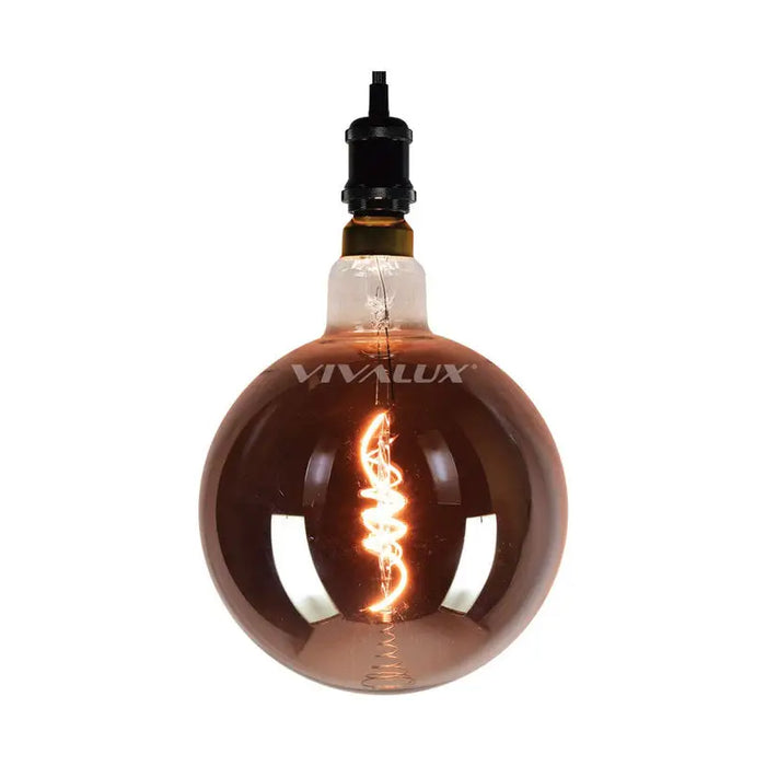 LED BULB VINTAGE E27 6W 2200K 130LM GGA200 VIVALUX - Декоративни крушки<<<Електрически