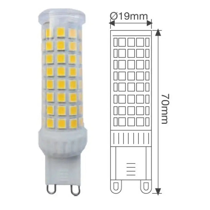 LED BULB VITO G9 8W 2700K 920LM CAPSULE - Led крушки<<<Електрически крушки<<<Осветление<<<Praktiker&&&Светодиодни LED