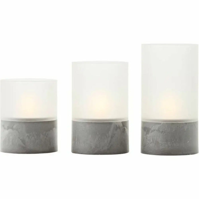 LED Candle Brilliant Grey Plastic - Декорация и Осветление<<<Дом Градина<<<BigBuy&&&Електрически Крушки<<<Декорация и