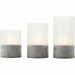 LED Candle Brilliant Grey Plastic - Декорация и Осветление<<<Дом Градина<<<BigBuy&&&Електрически Крушки<<<Декорация и