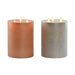 LED Candle DKD Home Decor Golden Silver 15 x 15 x 20 cm (AA) (2 Units) - Декорация и Осветление<<<Дом