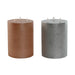 LED Candle DKD Home Decor Golden Silver 15 x 15 x 20 cm (AA) (2 Units) - Декорация и Осветление<<<Дом