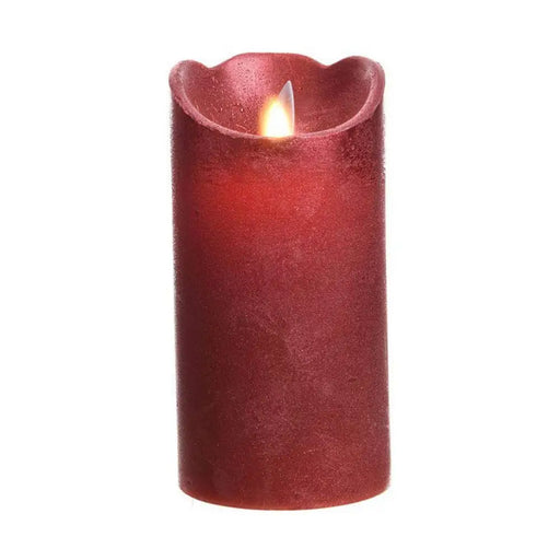 LED Candle Lumineo Red Ø 7,5 X 15 CM - Декорация и Осветление<<<Дом Градина<<<BigBuy&&&LED Осветление<<<Декорация и