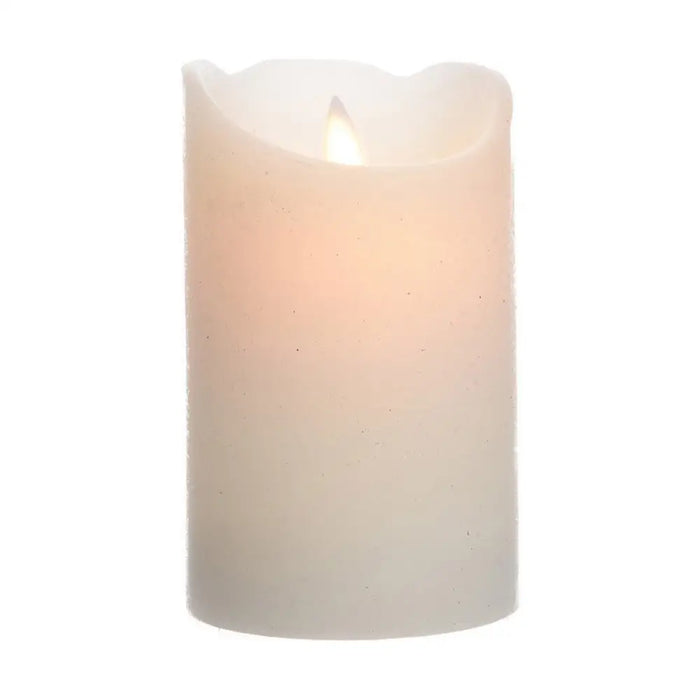 LED Candle Lumineo White Ø 7,5 X 12,5 CM (AA) - Декорация и Осветление<<<Дом Градина<<<BigBuy&&&LED