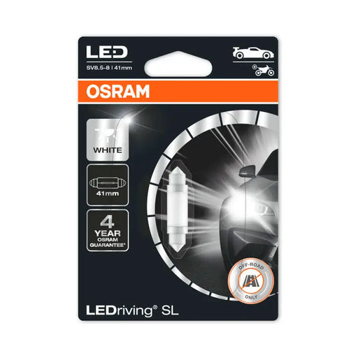 LED CAR BULB C5W 41 MM 6000K OSRAM - Авто крушки<<<Ел. принадлежности<<<Авто и вело<<<Praktiker&&&Диодни<<<Спомагателно