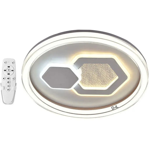 LED CEILING LAMP 100W WITH REMOTE D-IL BARBUS 2 - LED плафони<<<Вътрешно осветление<<<Осветление<<<Praktiker