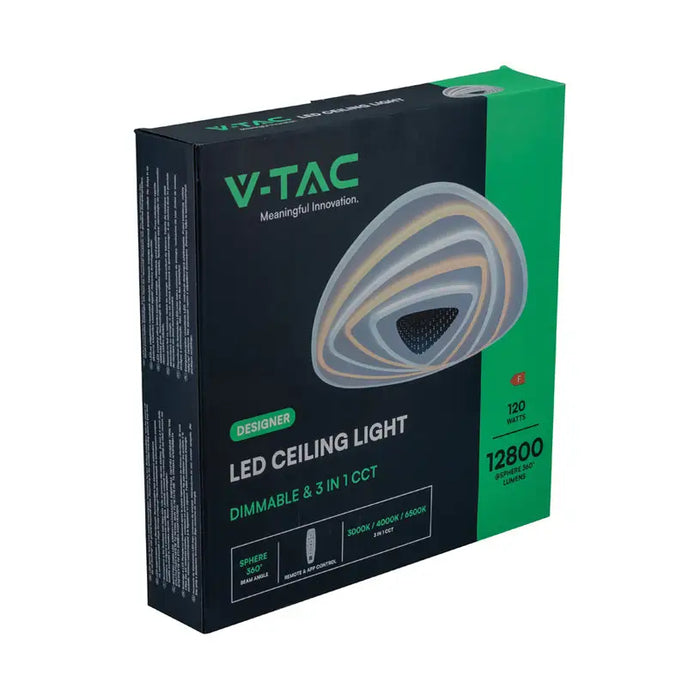 LED CEILING LAMP 120W 3000-6500K Ф50 DIMMABLE V-TAC - LED плафони<<<Вътрешно осветление<<<Осветление<<<Praktiker