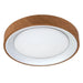 LED CEILING LAMP 12W 4000K Ф26CM WHITE/WOOD INTO VIDA - LED плафони<<<Вътрешно