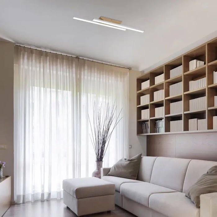 LED CEILING LAMP 21W 4000K WOOD 1900LM RABALUX TAMUR - LED плафони<<<Вътрешно осветление<<<Осветление<<<Praktiker