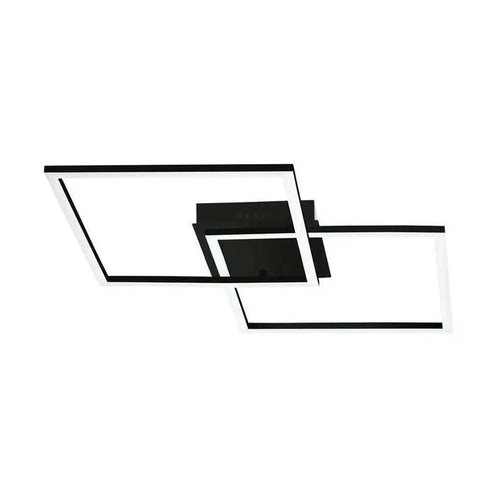 LED CEILING LAMP 28W 3000LM BLACK EGLO PALMAVES 1 - LED плафони<<<Вътрешно осветление<<<Осветление<<<Praktiker