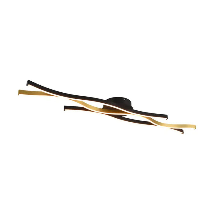 LED CEILING LAMP 35W 2300-3000-4000K 4300LM BLACK TRIO BLAZE - LED плафони<<<Вътрешно