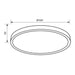 LED CEILING LAMP 45W 3000-6400K 50CM BLACK VIVALUX LUKA - LED плафони<<<Вътрешно осветление<<<Осветление<<<Praktiker