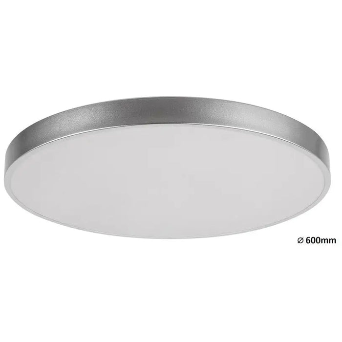 LED CEILING LAMP 60W 5000LM 60CM SILVER RABALUX TESIA - LED плафони<<<Вътрешно осветление<<<Осветление<<<Praktiker