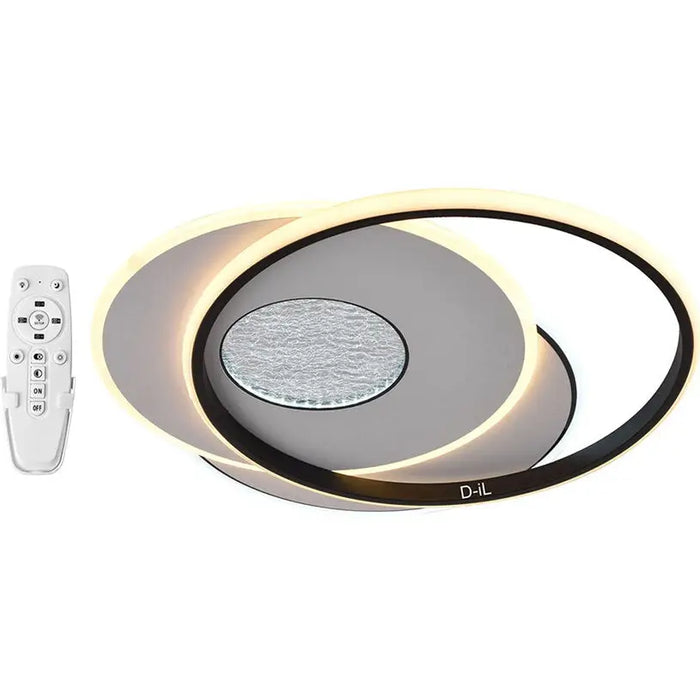 LED CEILING LAMP 75W WITH REMOTE D-IL ABRAMIS - LED плафони<<<Вътрешно осветление<<<Осветление<<<Praktiker