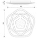 LED CEILING LAMP 77W 3000-6400K 4000LM DIMMABLE VIVALUX LIDIA - LED плафони<<<Вътрешно