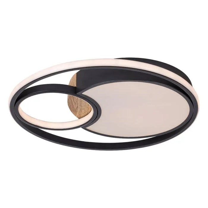 LED CEILING LAMP 81W 3000-6000K 48CM BLACK RABALUX LEOLA - LED плафони<<<Вътрешно осветление<<<Осветление<<<Praktiker