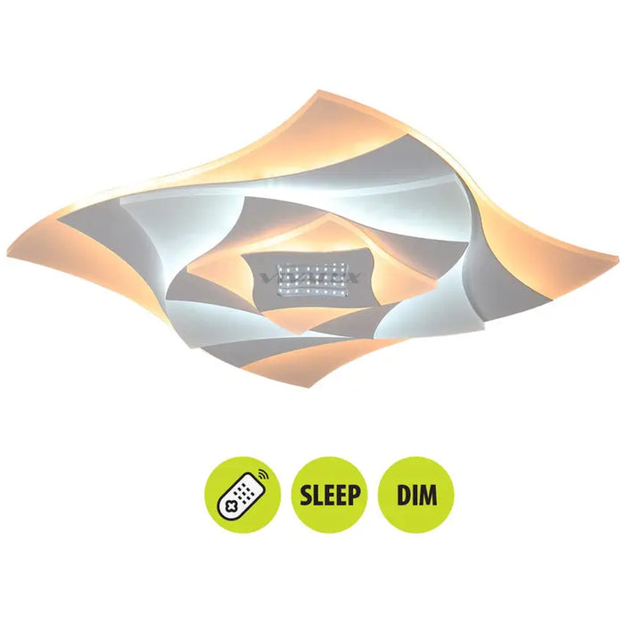 LED CEILING LIGHT 63W 4000K WITH REMOTE CONTROL VIVALUX SAVOY - LED плафони<<<Вътрешно