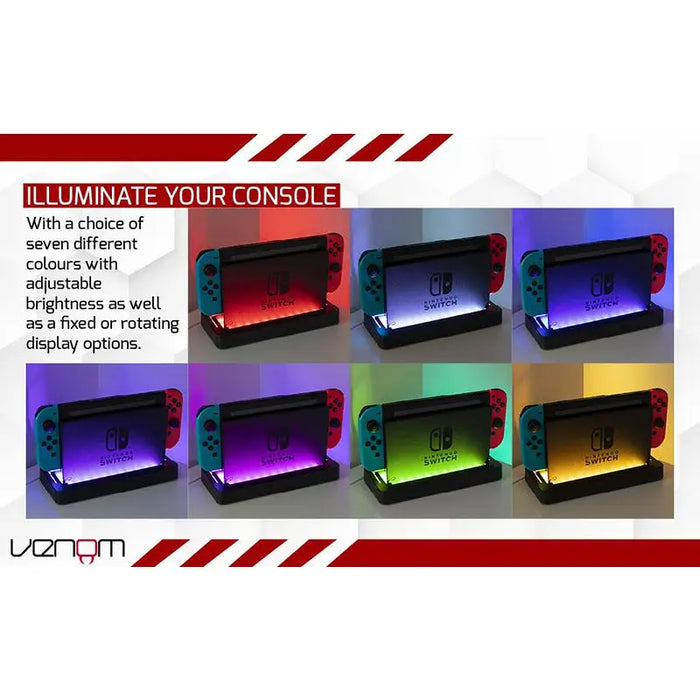LED charging dock for Nintendo Switch Venom VS4928 - Аксесоари<<<Плейъри<<<ТВ Аудио Gaming<<<ZoraSite