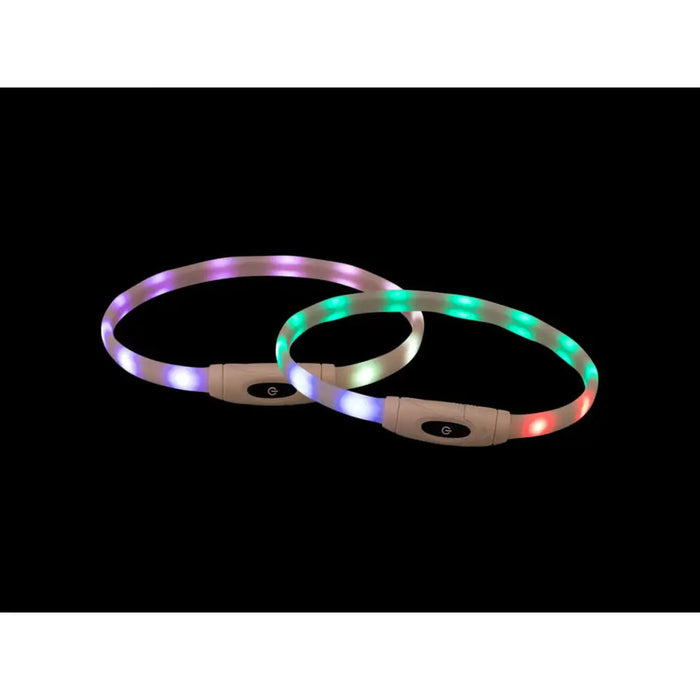 LED Collar for Pets Trixie Multicolour Silicone Plastic - Домашни Животни<<<Дом Градина<<<BigBuy&&&Пътуване и
