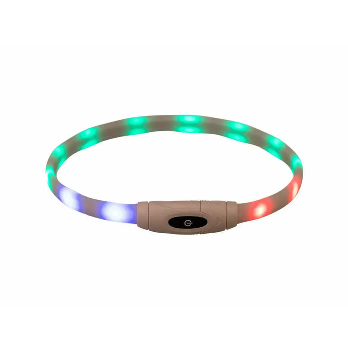 LED Collar for Pets Trixie Multicolour Silicone Plastic - Домашни Животни<<<Дом Градина<<<BigBuy&&&Пътуване и