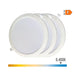 LED Downlight EDM 31567 F 18 W 1820 Lm 3 Units (6400 K) - Декорация и Осветление<<<Дом Градина<<<BigBuy&&&LED