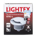 LED FIXTURE FOR BUILDING IN THE GROUND 24V 3W 6000K IP67 Ф60 SILVER LIGHTEX NITRO 1L - Градинско осветление<<<Градинско