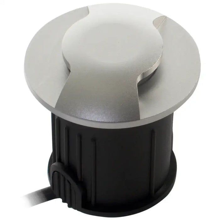 LED FIXTURE FOR BUILDING IN THE GROUND 24V 3W 6000K IP67 Ф60 SILVER LIGHTEX NITRO 2L - Градинско осветление<<<Градинско