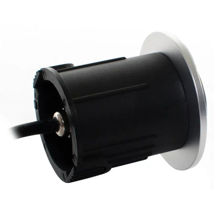 LED FIXTURE FOR BUILDING IN THE GROUND 24V 3W 6000K IP67 Ф60 SILVER LIGHTEX NITRO 2L - Градинско осветление<<<Градинско