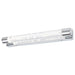 LED FLUID FOR BATHROOM 2X5W 2X450LM 4000K 40CM IP44 CHROME RABALUX ABBEY - Осветители за баня<<<Вътрешно