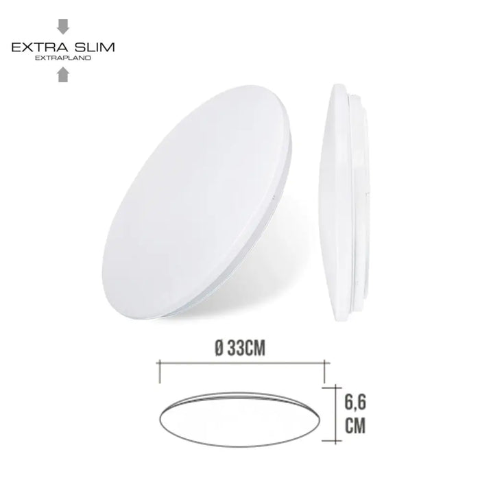 LED Flush-fitting Ceiling Light Wall Light EDM 32518 Polymer 18 W 82 W (6500 K) - Декорация и Осветление<<<Дом