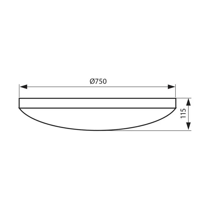 LED LAMP 100W F80 3000-6400K 7800LM DIMMABLE VIVALUX CELINE - LED плафони<<<Вътрешно осветление<<<Осветление<<<Praktiker