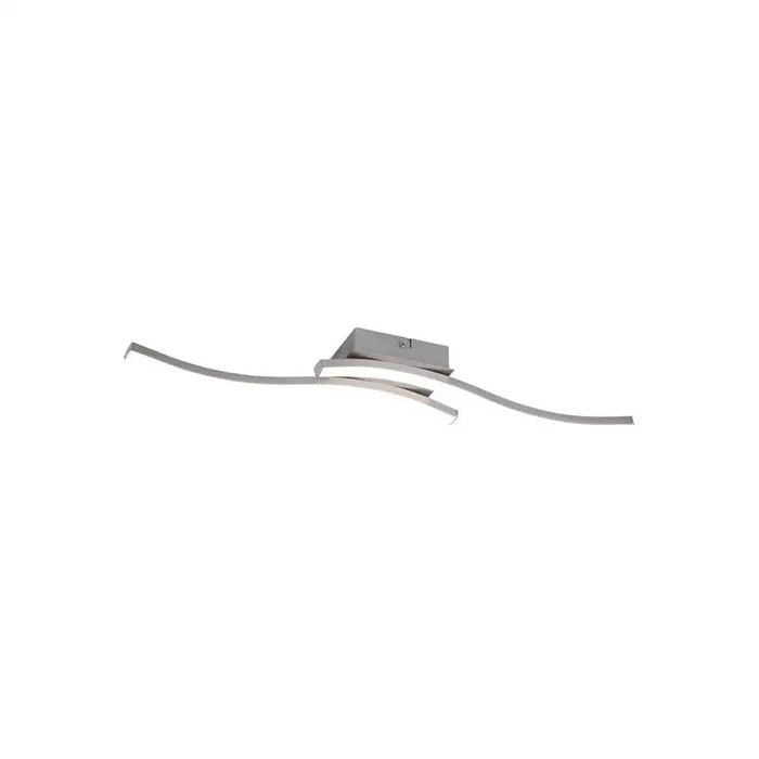 LED LAMP 2X5W 4000K 2X500LM NICKEL REALITY ROUTE - LED плафони<<<Вътрешно осветление<<<Осветление<<<Praktiker&&&LED
