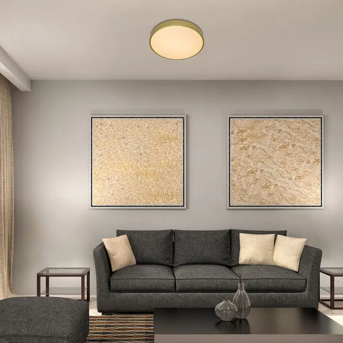 LED LAMP 36W 3000K GOLD 40CM 2300LM RABALUX TESIA - LED плафони<<<Вътрешно осветление<<<Осветление<<<Praktiker&&&LED
