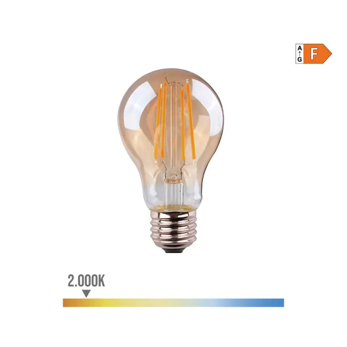 LED lamp EDM 98625 F 6 W 45 W E27 500 lm 6 x 10,6 cm (2000 K) - Декорация и Осветление<<<Дом Градина<<<BigBuy&&&LED