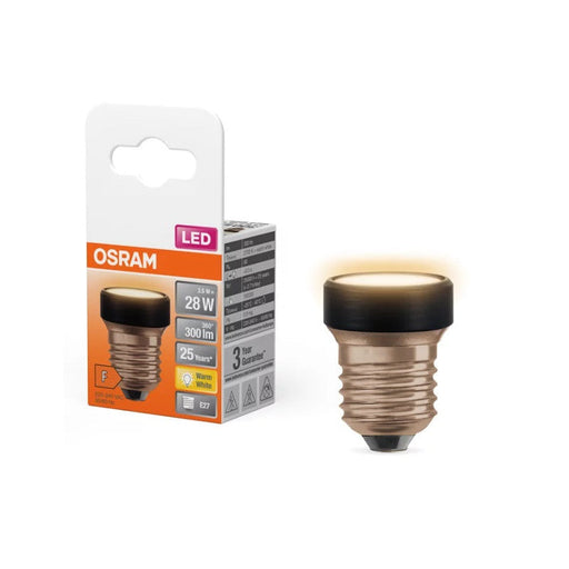 LED LAMP FLAT + 2xRING 28 3.5W/827 230VFR E27 LEDVANCE - Диодни лампи за бита<<<Източници на светлина<<<AmperelB2B